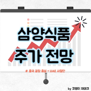 삼양식품 주가 전망