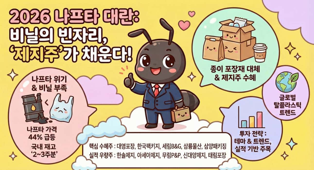 제지 관련주 총정리 2026