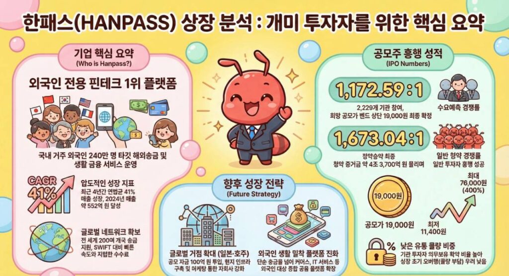 한패스 상장일