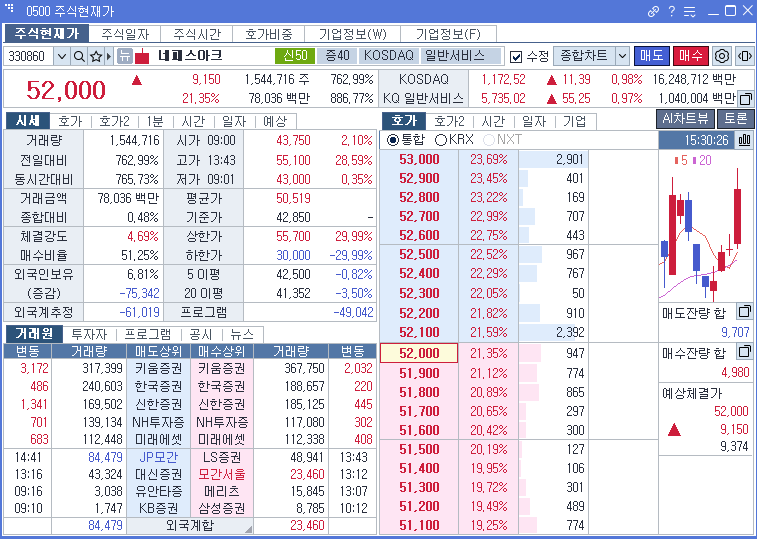 반도체 테스트 공정 설비 이미지