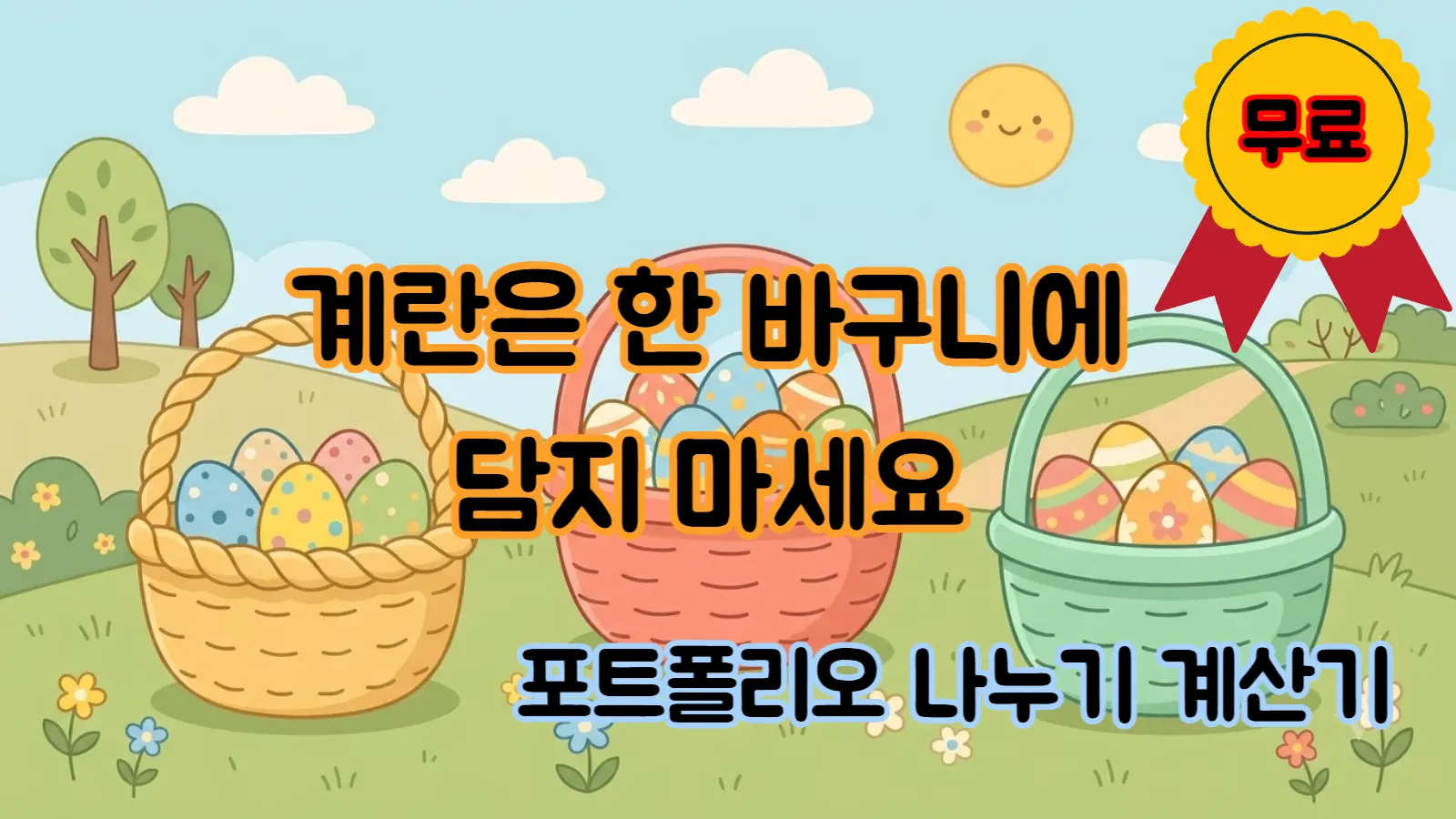 쉬운 포트폴리오 나누기 계산기