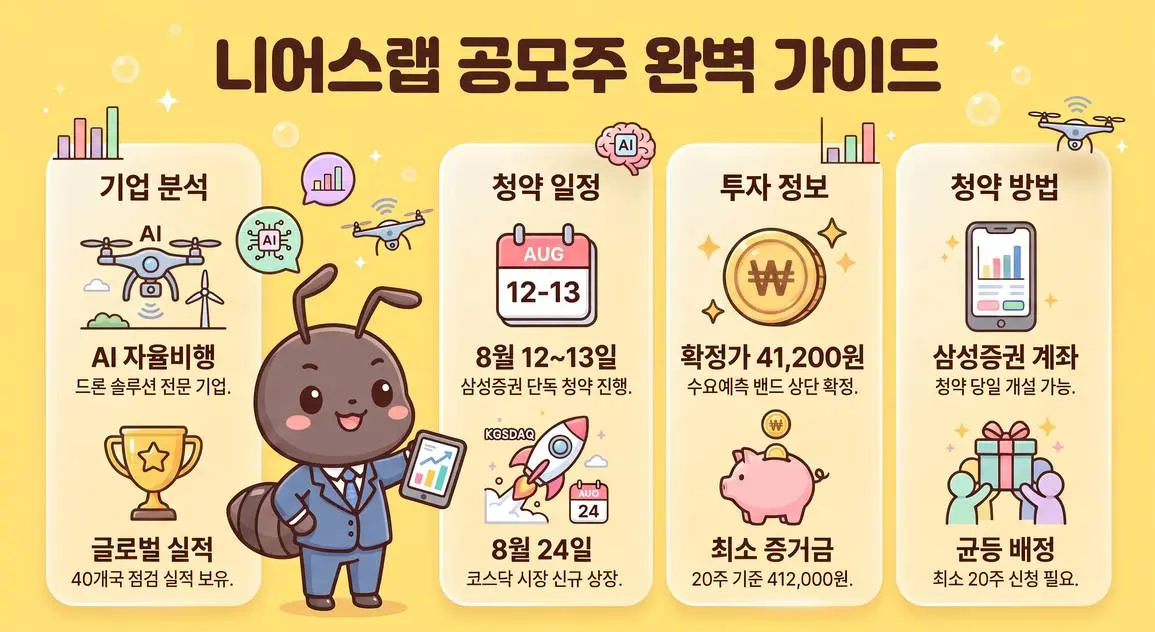 니어스랩 청약 관련주 드론 방산